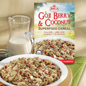 Cereal de Goji y Berries Marca Jinca Food Importado por Kimns