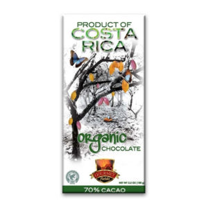 Chocolate Organico 70% Cacao con Nibs de Chocolate Marca Gourmet Field Importado por Kimns